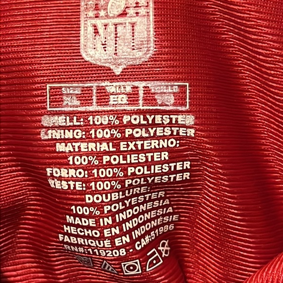 Houston Texans hoodie 100% Polyester in great shape Size XL Color Blue - Picture 5 of 9